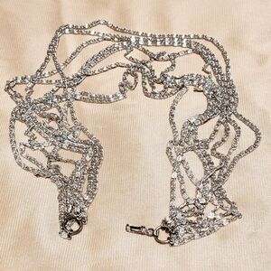 *Silver Strands Choker